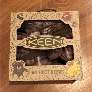 Brand New My First Keens in Mossy Oak